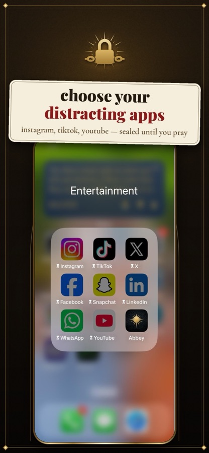 Choose your distracting apps