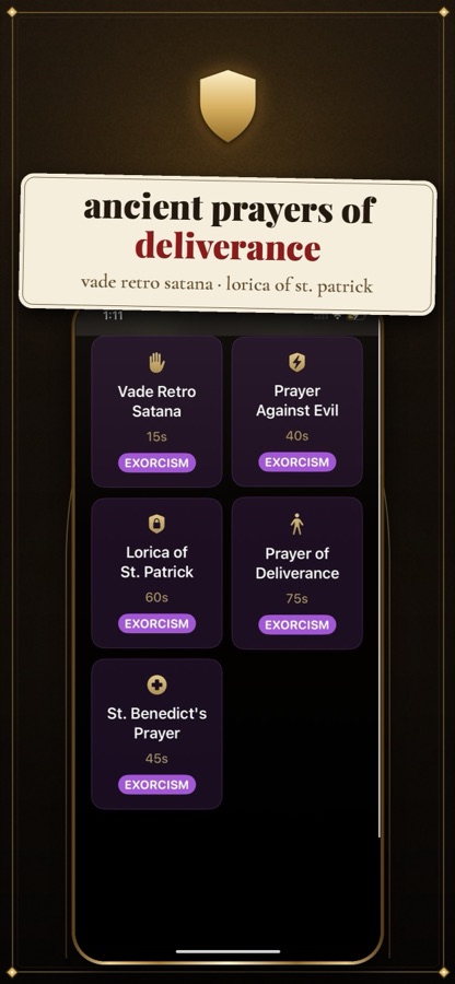 Ancient prayers of deliverance