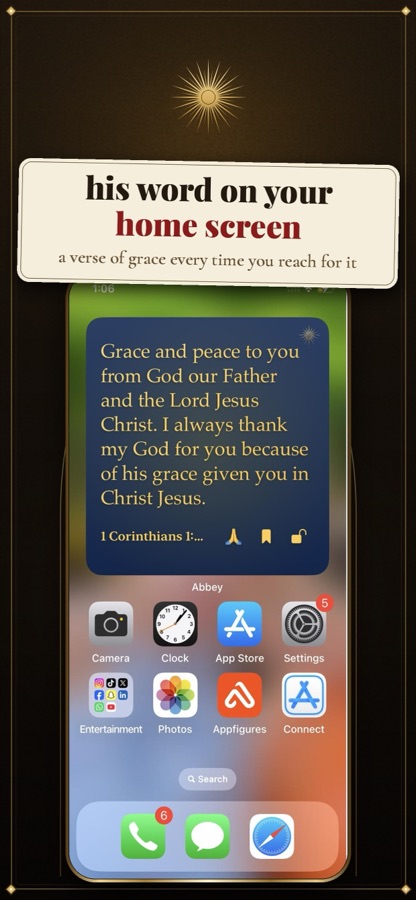 His Word on your home screen